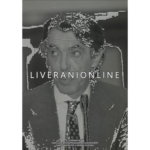 1994-1995 MILANO-BANCA POPOLARE ITALIANA ASSEMBLEA AZIONISTI INTER NELLA FOTO MASSIMO MORATTI PRESIDENTE INTER CALCIO AG ALDO LIVERANI SAS