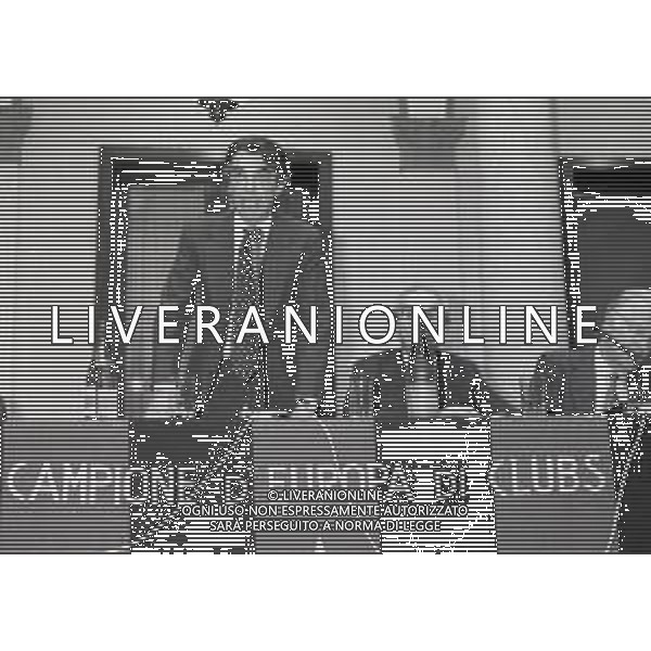1994-1995 MILANO-BANCA POPOLARE ITALIANA ASSEMBLEA AZIONISTI INTER NELLA FOTO MASSIMO MORATTI PRESIDENTE INTER CALCIO AG ALDO LIVERANI SAS