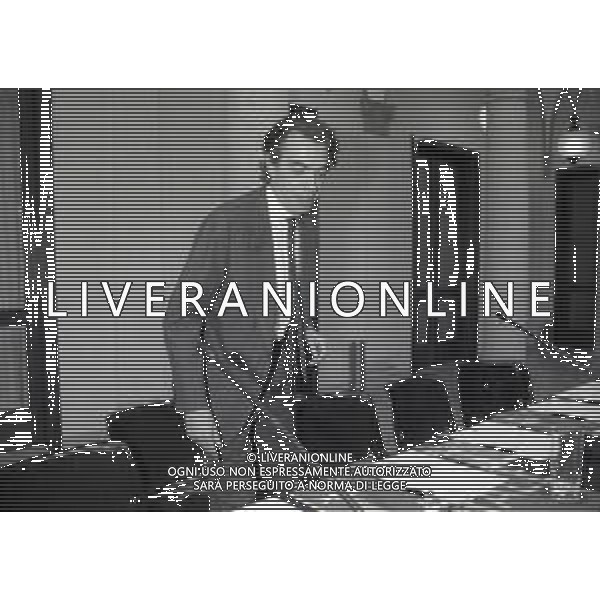 1994-1995 MILANO-BANCA POPOLARE ITALIANA ASSEMBLEA AZIONISTI INTER NELLA FOTO MASSIMO MORATTI PRESIDENTE INTER CALCIO AG ALDO LIVERANI SAS