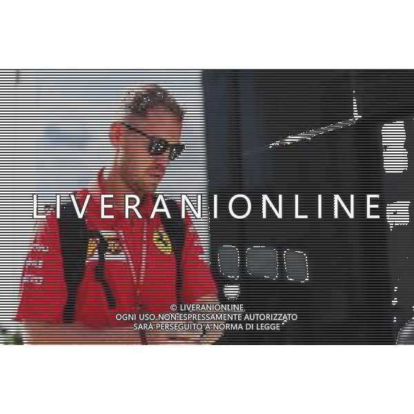 Sebastian Vettel (GER) Ferrari. 02.08.2019. Formula 1 World Championship, Rd 12, Hungarian Grand Prix, Budapest, Hungary, Practice Day. AG ALDO LIVERANI SAS-ONLY ITALY