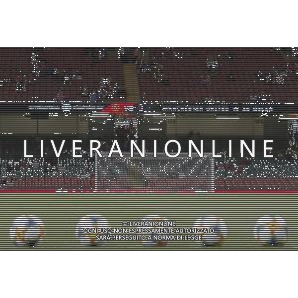 INTERNATIONAL CHAMPIONS CUP 2019 Manchester United - A.C. Milan 03/08/2019 nella foto: palloni sul campo da gioco all\'interno del Principality Stadium di Cardiff ©Claudio Zamagni/Agenzia Aldo Liverani s.a.s. the field during International Champions Cup 2019 between Manchester United and A.C.Milan at Principality Stadium on August 3 2019 photo credit by Claudio Zamagni/Aldo Liverani Photo Agency / AGENZIA ALDO LIVERANI SAS