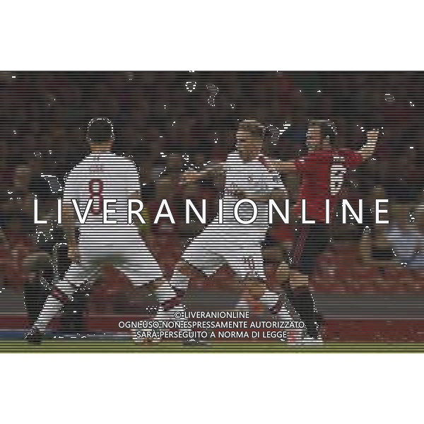 INTERNATIONAL CHAMPIONS CUP 2019 Manchester United - A.C. Milan 03/08/2019 nella foto: Lucas Biglia (a.c. Milan) Suso Jesus (a.c. Milan) e Juan Mata ©Claudio Zamagni/Agenzia Aldo Liverani s.a.s. Lucas Biglia (a.c. Milan) Suso Jesus (a.c. Milan) during International Champions Cup 2019 between Manchester United and A.C.Milan at Principality Stadium on August 3 2019 photo credit by Claudio Zamagni/Aldo Liverani Photo Agency / AGENZIA ALDO LIVERANI SAS