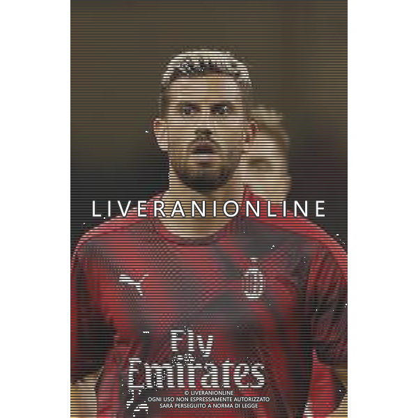 INTERNATIONAL CHAMPIONS CUP 2019 Manchester United - A.C. Milan 03/08/2019 nella foto: Musacchio Mateo (a.c. Milan) ©Claudio Zamagni/Agenzia Aldo Liverani s.a.s. Musacchio Mateo (a.c. Milan) during International Champions Cup 2019 between Manchester United and A.C.Milan at Principality Stadium on August 3 2019 photo credit by Claudio Zamagni/Aldo Liverani Photo Agency