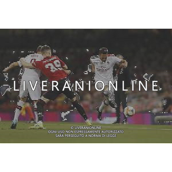 INTERNATIONAL CHAMPIONS CUP 2019 Manchester United - A.C. Milan 03/08/2019 nella foto: Calhanoglu Hakan (a.c. Milan)Mc Tominai Scott (Manchester United) ©Claudio Zamagni/Agenzia Aldo Liverani s.a.s. Calhanoglu Hakan (a.c. Milan) Mc Tominai Scott (Manchester United) during International Champions Cup 2019 between Manchester United and A.C.Milan at Principality Stadium on August 3 2019 photo credit by Claudio Zamagni/Aldo Liverani Photo Agency