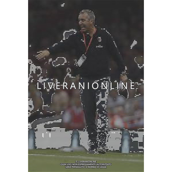 INTERNATIONAL CHAMPIONS CUP 2019 Manchester United - A.C. Milan 03/08/2019 nella foto: Mister Marco Giampaolo (a.c. Milan) ©Claudio Zamagni/Agenzia Aldo Liverani s.a.s. Mister Marco Giampaolo (a.c. Milan) during International Champions Cup 2019 between Manchester United and A.C.Milan at Principality Stadium on August 3 2019 photo credit by Claudio Zamagni/Aldo Liverani Photo Agency