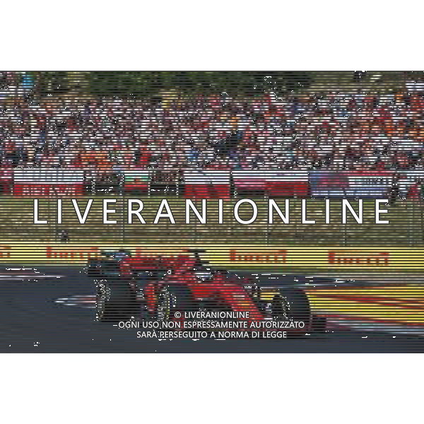 Sebastian Vettel (GER) Ferrari SF90. 04.08.2019. Formula 1 World Championship, Rd 12, Hungarian Grand Prix, Budapest, Hungary, Race Day. AG ALDO LIVERANI SAS-ONLY ITALY