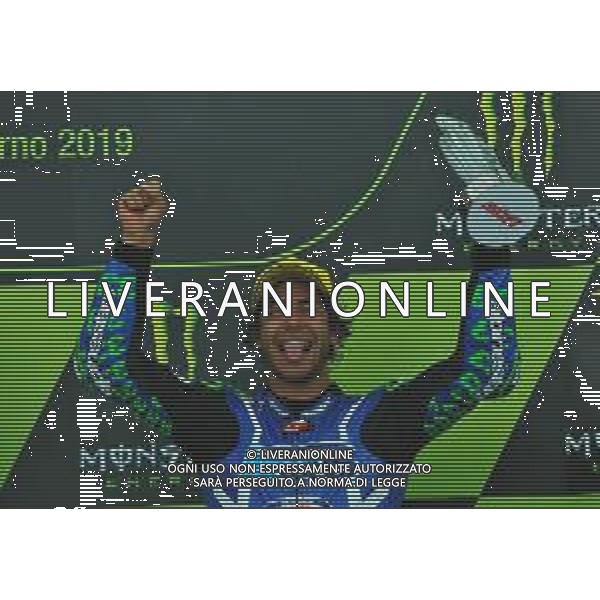MOTOMONDIALE,PODIO, GP DELLA REPUBBLICA CECA, BRNO,MOTO2, 04-08-2019 NELLA FOTO:, ENEA BASTIANINI SUL PODIO ©IEMMI / AGENZIA ALDO LIVERANI SAS
