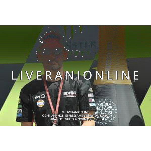 MOTOMONDIALE,PODIO, GP DELLA REPUBBLICA CECA, BRNO,MOTO3, 04-08-2019 NELLA FOTO: MAX BIAGGI SUL PODIO ©IEMMI / AGENZIA ALDO LIVERANI SAS