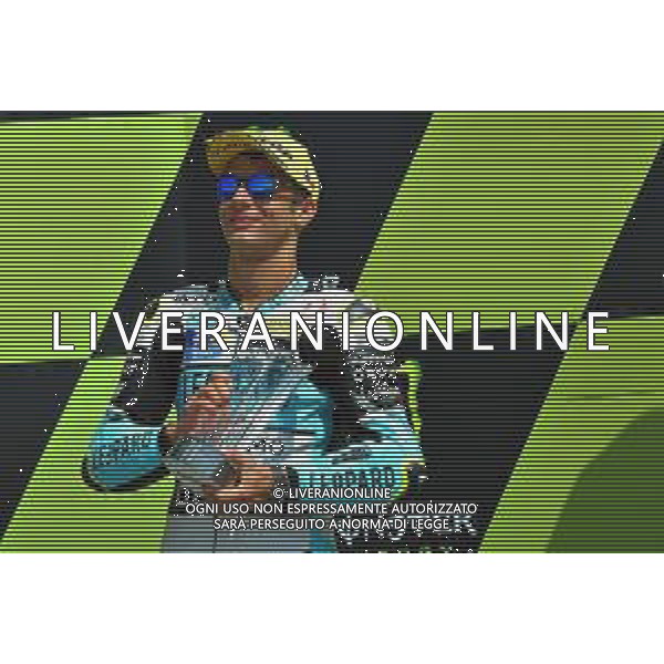 MOTOMONDIALE,PODIO, GP DELLA REPUBBLICA CECA, BRNO,MOTO3, 04-08-2019 NELLA FOTO: LORENZO DALLA PORTA SUL PODIO ©IEMMI / AGENZIA ALDO LIVERANI SAS