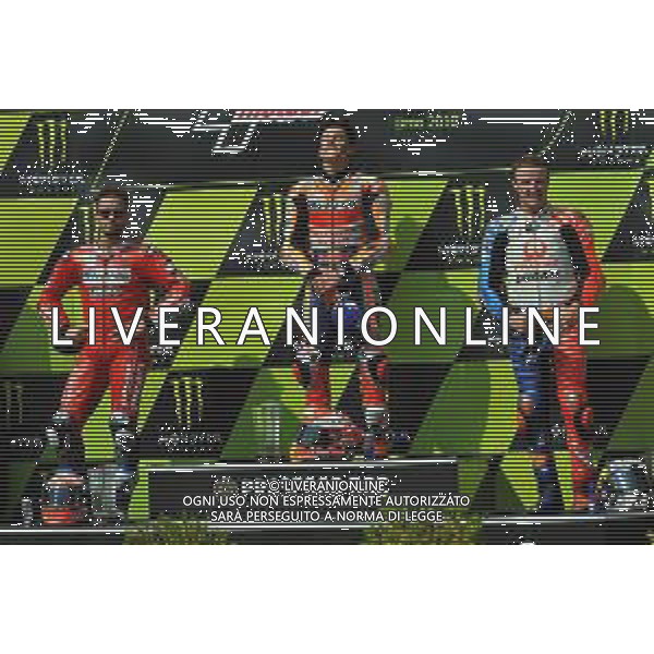 MOTOMONDIALE,PODIO, GP DELLA REPUBBLICA CECA, BRNO,MOTOGP, 04-08-2019 NELLA FOTO: PODIO - ANDREA DOVIZIOSO - MARC MARQUEZ - JACK MILLE ©IEMMI / AGENZIA ALDO LIVERANI SAS