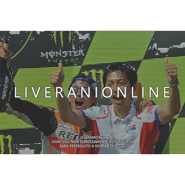MOTOMONDIALE,PODIO, GP DELLA REPUBBLICA CECA, BRNO,MOTOGP, 04-08-2019 NELLA FOTO: MARC MARQUEZ SUL PODIO ©IEMMI / AGENZIA ALDO LIVERANI SAS