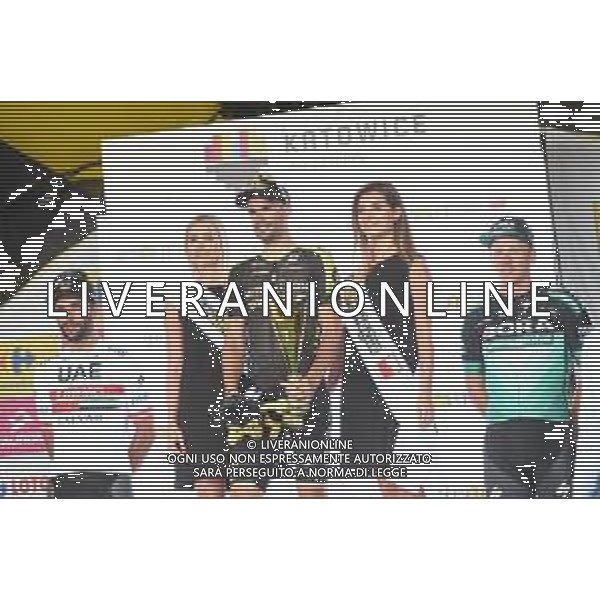04-08-2019 Tour De Pologne; Tappa 02 Tarnowskie Gory - Katowice; 2019, Uae - Emirates; 2019, Mitchelton - Scott; 2019, Bora - Hansgrohe; Gaviria Rendon, Fernando; Mezgec, Luka; Ackermann, Pascal; Katowice; foto stefano sirotti-ag aldo liverani sas