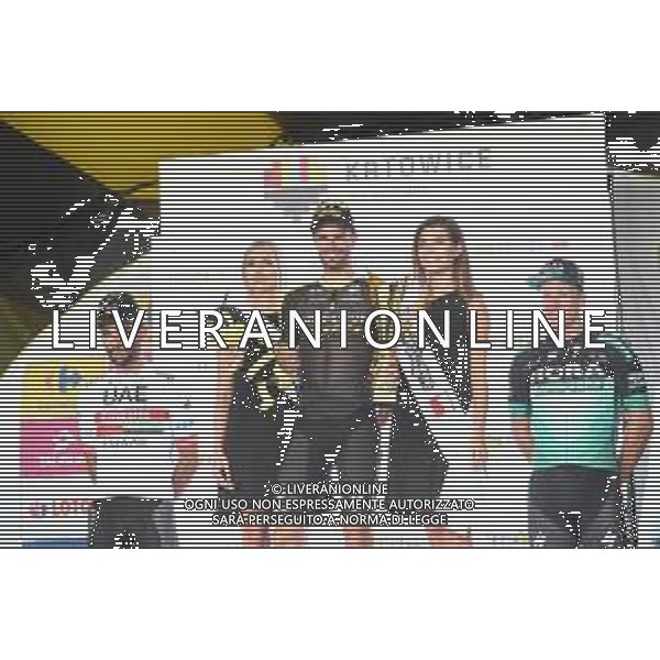 04-08-2019 Tour De Pologne; Tappa 02 Tarnowskie Gory - Katowice; 2019, Uae - Emirates; 2019, Mitchelton - Scott; 2019, Bora - Hansgrohe; Gaviria Rendon, Fernando; Mezgec, Luka; Ackermann, Pascal; Katowice; foto stefano sirotti-ag aldo liverani sas