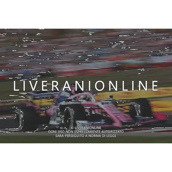 Sergio Perez (MEX) Racing Point F1 Team RP19. 04.08.2019. Formula 1 World Championship, Rd 12, Hungarian Grand Prix, Budapest, Hungary, Race Day. AG ALDO LIVERANI SAS-ONLY ITALY