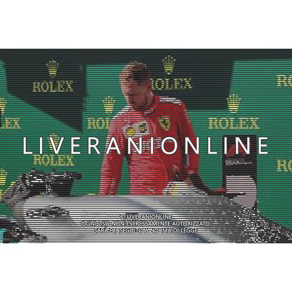 Sebastian Vettel (GER) Ferrari in parc ferme. 04.08.2019. Formula 1 World Championship, Rd 12, Hungarian Grand Prix, Budapest, Hungary, Race Day. AG ALDO LIVERANI SAS-ONLY ITALY