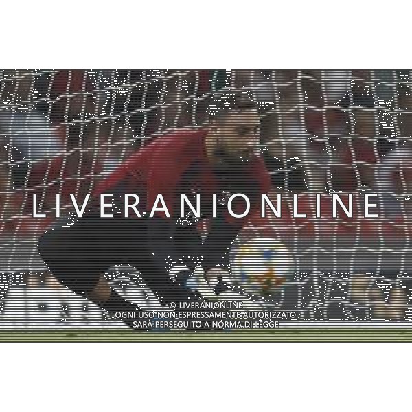 INTERNATIONAL CHAMPIONS CUP 2019 Manchester United - A.C. Milan 03/08/2019 nella foto: Donnarumma Gianluigi (a.c. Milan) ©Claudio Zamagni/Agenzia Aldo Liverani s.a.s. Donnarumma Gianluigi (a.c. Milan) during International Champions Cup 2019 between Manchester United and A.C.Milan at Principality Stadium on August 3 2019 photo credit by Claudio Zamagni/Aldo Liverani Photo Agency