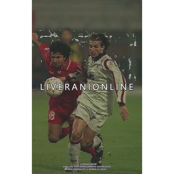 27-10-1999 PIACENZA-COPPA ITALIA PIACENZA REGGIANA 2-0 NELLA FOTO LUIGI SACCHETTI E ALESSANDRO IANNUZZI AG ALDO LIVERANI SAS