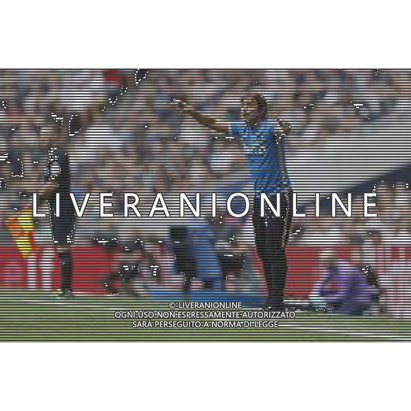 INTERNATIONAL CHAMPIONS CUP 2019 Tottenham Hotspur - Inter 04/08/2019 nella foto: Mister Antonio Conte (f.c.Internazionale) ©Claudio Zamagni/Agenzia Aldo Liverani s.a.s. Mister Antonio Conte (f.c.Internazionale) during International Champions Cup 2019 match between Tottenham Hotspur and F.C. Internazonale at Tottenham Hotspur Stadium in London on August 4 2019 photo credit by Claudio Zamagni/Aldo Liverani Photo Agency