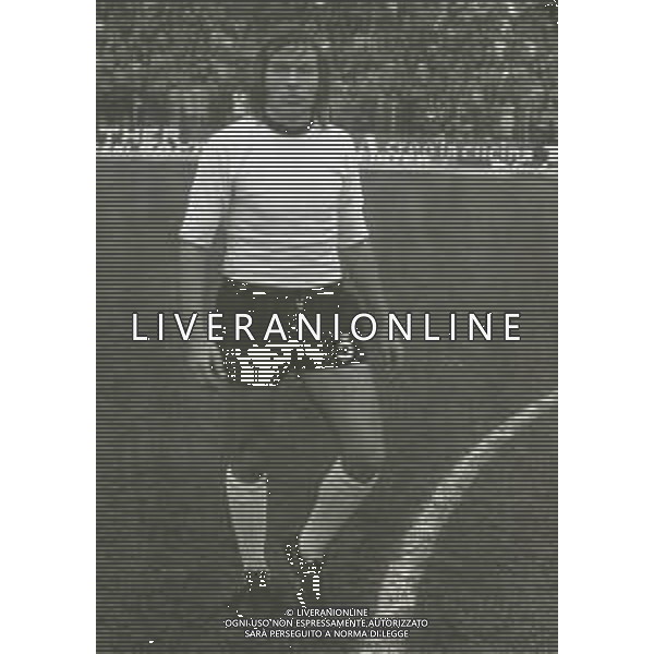 RETROSPETTIVA GIANCARLO ODDI CALCIATORE E ALLENATORE NELLA FOTO GIANCARLO ODDI CON LA MAGLIA DEL CESENA CALCIO AG ALDO LIVERANI SAS