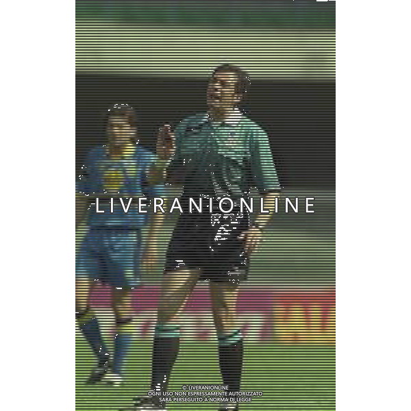 25-04-1999 VERONA-CAMPIONATO DI CALCIO SERIE B VERONA BRESCIA 0-2 NELLA FOTO ARBITRO PIER PAOLO ROSSI AG ALDO LIVERANI SAS