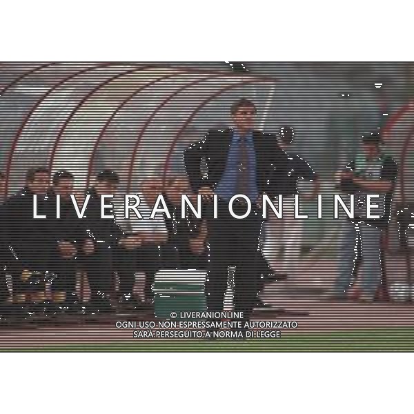 29-09-1999 ROMA CHAMPINS LEAGUE LAZIO NK MARIBOR 4-0 NELLA FOTO PRASNICAR BOJAN ALLENATORE MARIBOR AG ALDO LIVERANI SAS