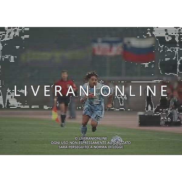 29-09-1999 ROMA CHAMPINS LEAGUE LAZIO NK MARIBOR 4-0 NELLA FOTO ROBERTO MANCINI AG ALDO LIVERANI SAS