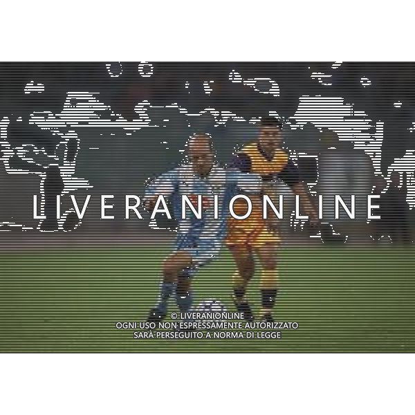 29-09-1999 ROMA CHAMPINS LEAGUE LAZIO NK MARIBOR 4-0 NELLA FOTO ATTILIO LOMBARDO AG ALDO LIVERANI SAS