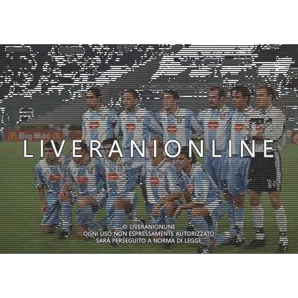 29-09-1999 ROMA CHAMPINS LEAGUE LAZIO NK MARIBOR 4-0 NELLA FOTO FORMAZIONE LAZIO AG ALDO LIVERANI SAS