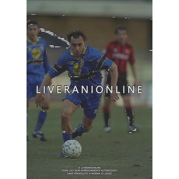 07-02-1999 VERONA- CAMPIONATO DI CALCIO SERIE B VERONA LUCCHESE 4-0 NELLA FOTO CHRISTIAN BROCCHI AG ALDO LIVERANI SAS