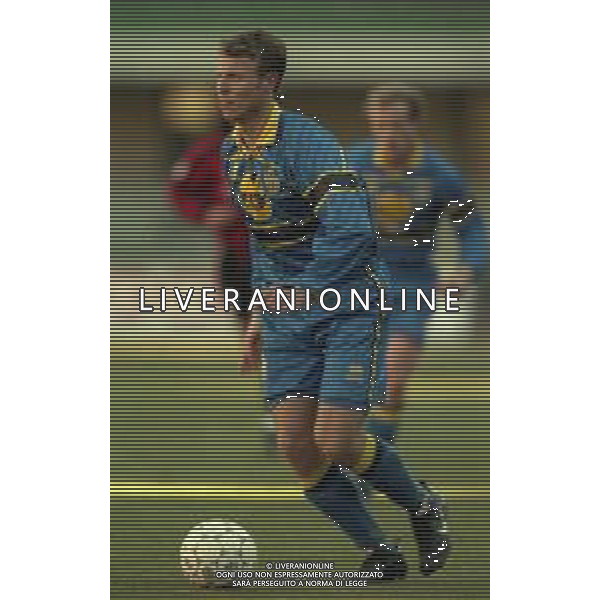 07-02-1999 VERONA- CAMPIONATO DI CALCIO SERIE B VERONA LUCCHESE 4-0 NELLA FOTO FABRIZIO CAMMARATA AG ALDO LIVERANI SAS