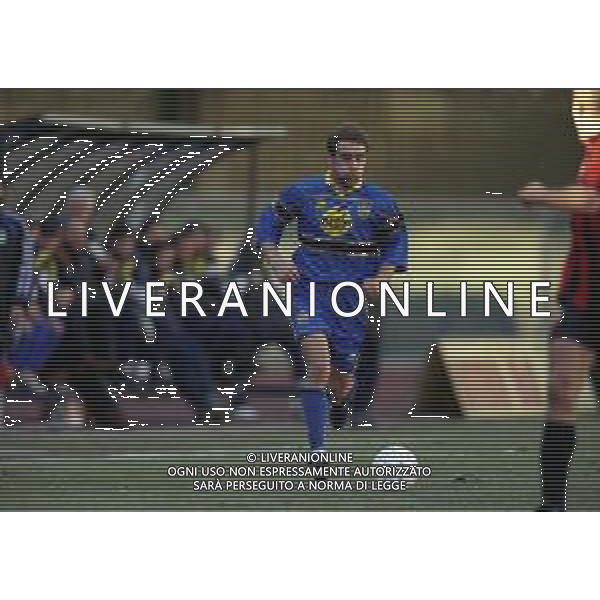 07-02-1999 VERONA- CAMPIONATO DI CALCIO SERIE B VERONA LUCCHESE 4-0 NELLA FOTO PAOLO FOGLIO AG ALDO LIVERANI SAS