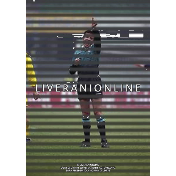 22-02-1998 VERONA CAMPIONATO DI CALCIO SERIE B CHIEVO VERONA-GENOA 0-1 NELLA FOTO ARBITRO LORENZO BRANZONI AG ALDO LIVERANI SAS