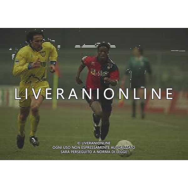 22-02-1998 VERONA CAMPIONATO DI CALCIO SERIE B CHIEVO VERONA-GENOA 0-1 NELLA FOTO MOHAMED KALLON E MARCO ZAMBONI AG ALDO LIVERANI SAS