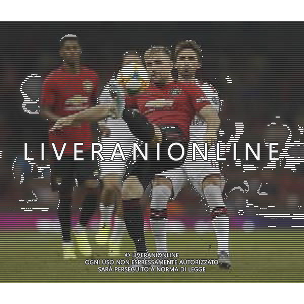 INTERNATIONAL CHAMPIONS CUP 2019 Manchester United - A.C. Milan 03/08/2019 nella foto: Shaw Luke (Manchester United) ©Claudio Zamagni/Agenzia Aldo Liverani s.a.s. Shaw Luke (Manchester United) during International Champions Cup 2019 between Manchester United and A.C.Milan at Principality Stadium on August 3 2019 photo credit by Claudio Zamagni/Aldo Liverani Photo Agency