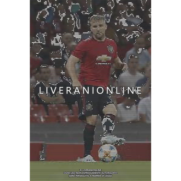 INTERNATIONAL CHAMPIONS CUP 2019 Manchester United - A.C. Milan 03/08/2019 nella foto: Shaw Luke (Manchester United) ©Claudio Zamagni/Agenzia Aldo Liverani s.a.s. Shaw Luke (Manchester United) during International Champions Cup 2019 between Manchester United and A.C.Milan at Principality Stadium on August 3 2019 photo credit by Claudio Zamagni/Aldo Liverani Photo Agency
