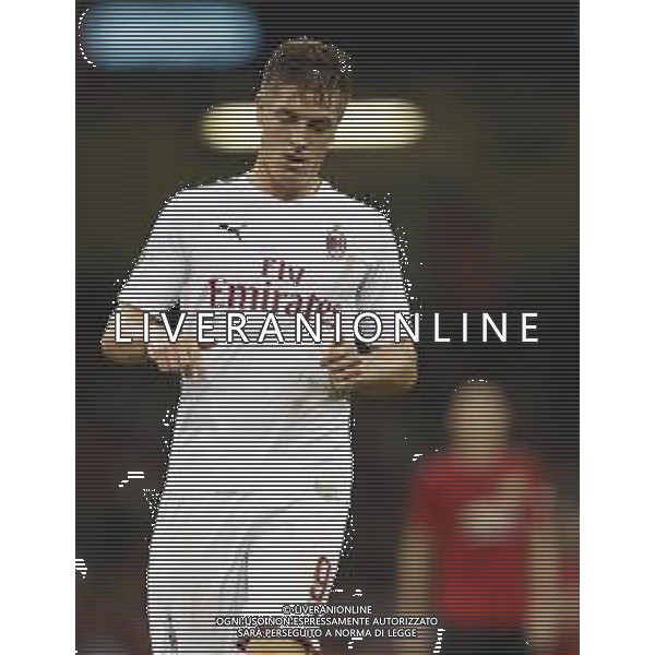 INTERNATIONAL CHAMPIONS CUP 2019 Manchester United - A.C. Milan 03/08/2019 nella foto: Piatek Krzysztof (a.c. Milan) ©Claudio Zamagni/Agenzia Aldo Liverani s.a.s. Piatek Krzysztof (a.c. Milan) during International Champions Cup 2019 between Manchester United and A.C.Milan at Principality Stadium on August 3 2019 photo credit by Claudio Zamagni/Aldo Liverani Photo Agency