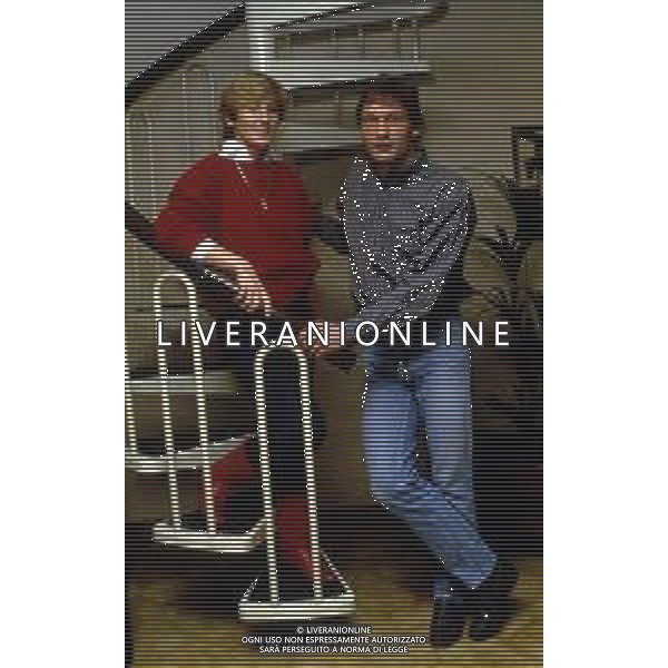 RETROSPETTIVA PREBEN LARSEN ELKJAER CALCIATORE NELLA FOTO PREBEN LARSEN ELKJAER CON LA MOGLIE NELL\'ANNO 1985 AG ALDO LIVERANI SAS