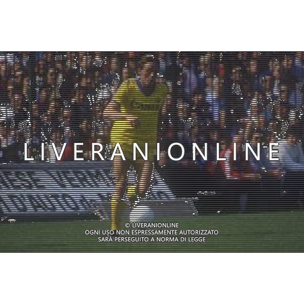 RETROSPETTIVA PREBEN LARSEN ELKJAER CALCIATORE NELLA FOTO PREBEN LARSEN ELKJAER CON LA MAGLIA DEL VERONA CALCIO NELL\'ANNO 1984-85 AG ALDO LIVERANI SAS