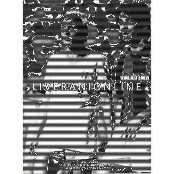 RETROSPETTIVA PREBEN LARSEN ELKJAER CALCIATORE NELLA FOTO PREBEN LARSEN ELKJAER CON LA MAGLIA DEL VERONA CALCIO AG ALDO LIVERANI SAS