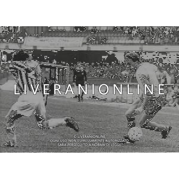 RETROSPETTIVA PREBEN LARSEN ELKJAER CALCIATORE NELLA FOTO PREBEN LARSEN ELKJAER CON LA MAGLIA DEL VERONA CALCIO AG ALDO LIVERANI SAS