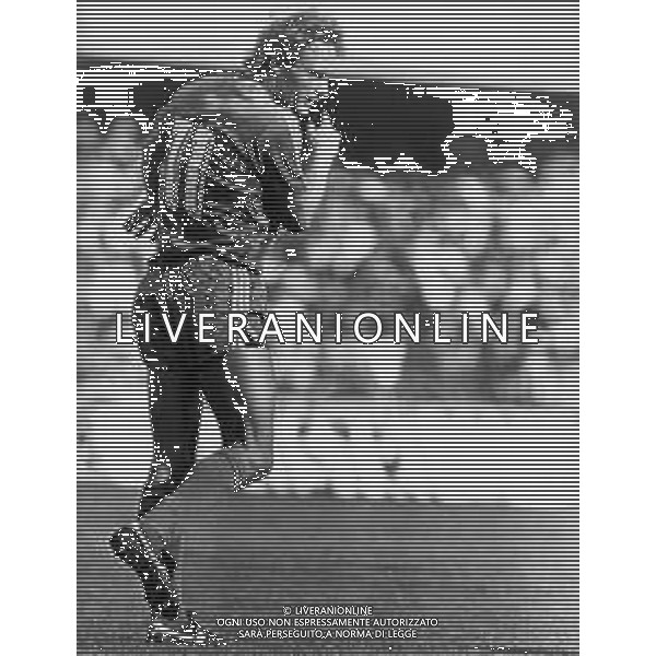 RETROSPETTIVA PREBEN LARSEN ELKJAER CALCIATORE NELLA FOTO PREBEN LARSEN ELKJAER CON LA MAGLIA DEL VERONA CALCIO AG ALDO LIVERANI SAS