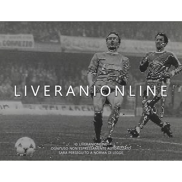 RETROSPETTIVA PREBEN LARSEN ELKJAER CALCIATORE NELLA FOTO PREBEN LARSEN ELKJAER CON LA MAGLIA DEL VERONA CALCIO AG ALDO LIVERANI SAS