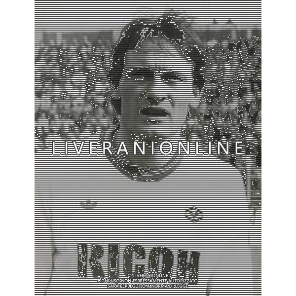 RETROSPETTIVA PREBEN LARSEN ELKJAER CALCIATORE NELLA FOTO PREBEN LARSEN ELKJAER CON LA MAGLIA DEL VERONA CALCIO AG ALDO LIVERANI SAS
