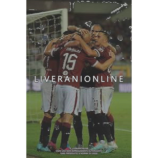 Torino 08.08.2019 Stadio Grande Torino Torino vs Shakhtyor Soligorsk terzo turno qualificazioni Europa League 2019/2020 ©Viganti/Agenzia Aldo Liverani Nella foto: esultanza torino - abbraccio / AGENZIA ALDO LIVERANI SAS