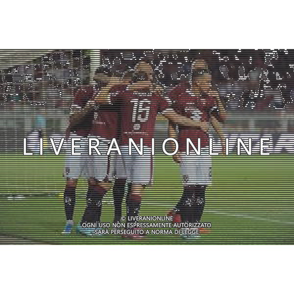 Torino 08.08.2019 Stadio Grande Torino Torino vs Shakhtyor Soligorsk terzo turno qualificazioni Europa League 2019/2020 ©Viganti/Agenzia Aldo Liverani Nella foto: esultanza torino / AGENZIA ALDO LIVERANI SAS