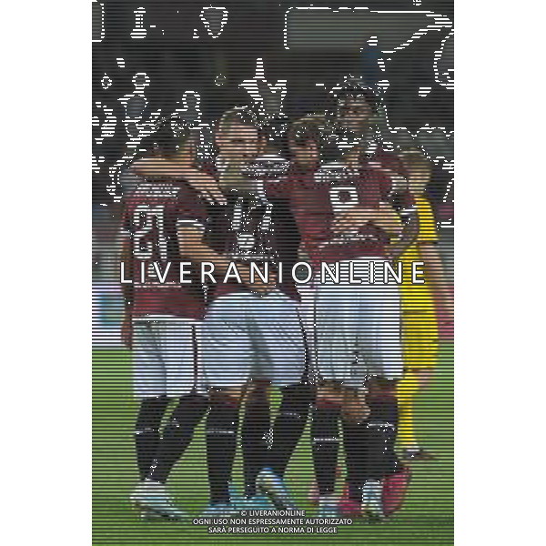Torino 08.08.2019 Stadio Grande Torino Torino vs Shakhtyor Soligorsk terzo turno qualificazioni Europa League 2019/2020 ©Viganti/Agenzia Aldo Liverani Nella foto: esultanza torino / AGENZIA ALDO LIVERANI SAS