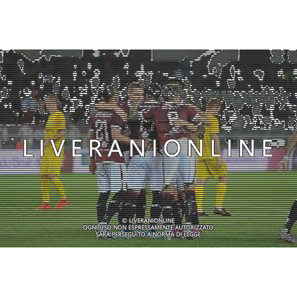 Torino 08.08.2019 Stadio Grande Torino Torino vs Shakhtyor Soligorsk terzo turno qualificazioni Europa League 2019/2020 ©Viganti/Agenzia Aldo Liverani Nella foto: esultanza torino / AGENZIA ALDO LIVERANI SAS