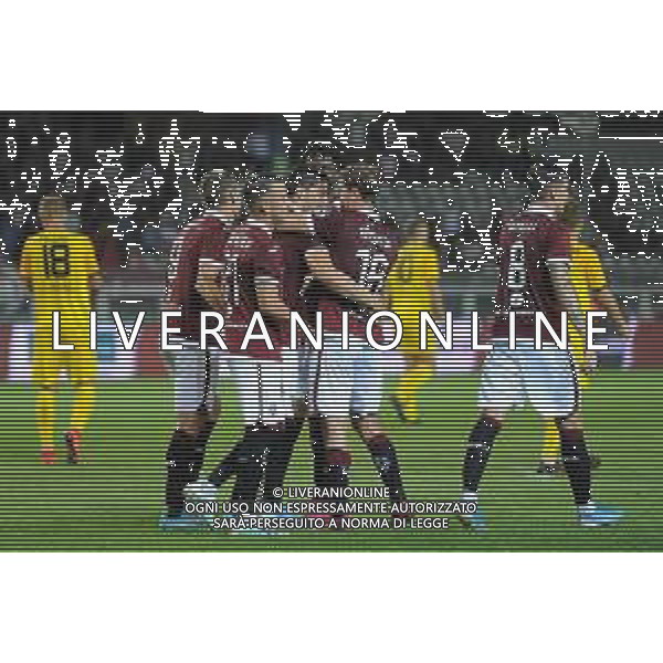 Torino 08.08.2019 Stadio Grande Torino Torino vs Shakhtyor Soligorsk terzo turno qualificazioni Europa League 2019/2020 ©Viganti/Agenzia Aldo Liverani Nella foto: esultanza torino / AGENZIA ALDO LIVERANI SAS