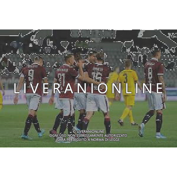 Torino 08.08.2019 Stadio Grande Torino Torino vs Shakhtyor Soligorsk terzo turno qualificazioni Europa League 2019/2020 ©Viganti/Agenzia Aldo Liverani Nella foto: esultanza torino / AGENZIA ALDO LIVERANI SAS