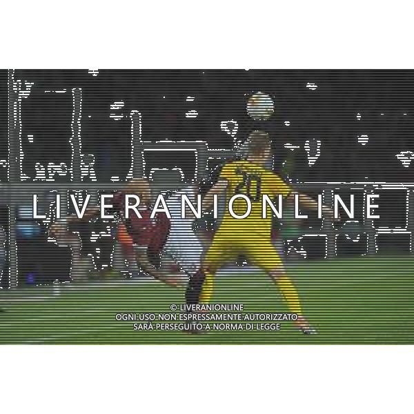 Torino 08.08.2019 Stadio Grande Torino Torino vs Shakhtyor Soligorsk terzo turno qualificazioni Europa League 2019/2020 ©Viganti/Agenzia Aldo Liverani Nella foto: simone zaza e aleksandar sachivko / AGENZIA ALDO LIVERANI SAS